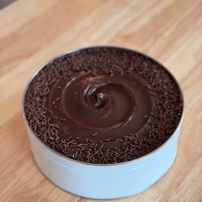 chokolata cake jar packaging pastry for delivery valenbakes